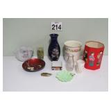 Misc. Vtg Items w/ Vases & More
