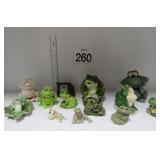 Frog Knick Knack Collection