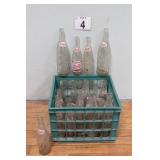 Crate Of Vtg Pepsi Bottles