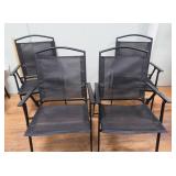 Set Of 4 Folding Patio / Camp Chairs
