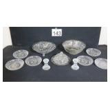 Cut Glass Mixed Lot