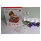 Mr Christmas Gramophone & Musical Ornaments