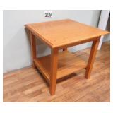 Solid Oak Side Table 23x24x23'T