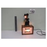 Vtg Drunk HoBo Bar Light - 14' Tall