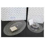 Crystal Platter & Chip Bowl - Princess House