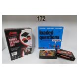 Games w/ Table Tennis, Contack & Loaded Questions