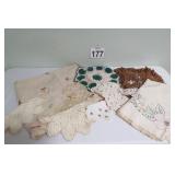 Vtg Dollies & Table Cloths