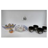 Vtg Dishes - Japan w/ S&P Set, Tea Cups & More