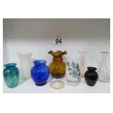 Vintage Vases w/ West Virgina Covered Vase