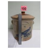 Fort Edward NY 4 Gal. Crock w/ Lid