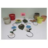 Metal Garden Decor & Planters