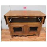 Vtg Potable Bar / Buffet Server 20x60x42 Overall