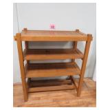 3 Tier Wood Shelf 19x40x45