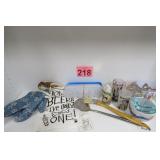 Kitchen w/ Vtg Glasses & More