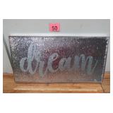 Large Sequins Dream Wall Hanging 21x41'