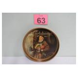 11.5' Carlsberg Metal Beer Tray