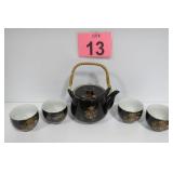 Vintage Japanese Teapot & Tea Cups