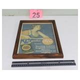 Framed Vtg Cigarette Ad. - Lucky Strike