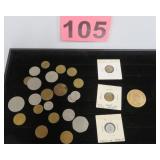 Foreign Coins, Religious Tokens