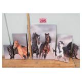 5pc Horse Wall Hanging Set