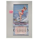 Horlacher Brewing Co. Ad. Calender 1965