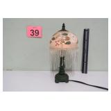 Tiffany Style Accent Lamp Hand Painted 12' Tall