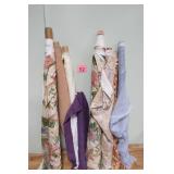 6 Partial Rolls Of Fabric