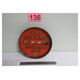 Vtg Beer Tray Old Ox Cart - Roch. NY 12'