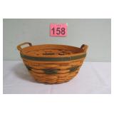 Signed & Numbered Longaberger Basket 1999