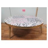 36' Round Mossaic Tile Table 15' Tall