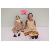 Vtg Greiner Style Reproduction Dolls