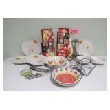 Kitchen w/ Pfaltzgraff, Pampered Chef & More