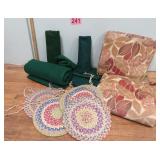 Green Felt - Chair Cushions / Covers