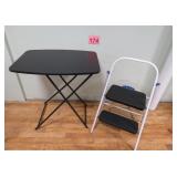 Folding Table & Step Stool