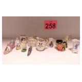 Vtg Mini Pitchers, Figurines & Shoes