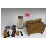 Oak Shoe Shine Kit