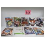 wii Games - Hunting & More w/ Books
