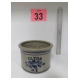 Clyde NY Crock - Signed