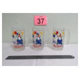 Bud Light Spuds Mackenzie Mugs 1987
