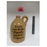 Primitive 13' Stoneware Jug