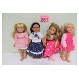 Group Of Dolls 18' Tall