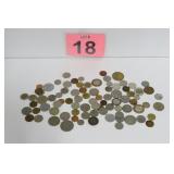 Lg Lot of Foreign Coins