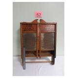 Hanging Shelf w/ Washboard Doors