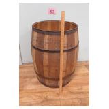 Large Wood Barrel - 30' Tall