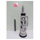 24' Ceramic Stein German Themed - No Mark