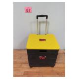 Rolling Storage Bin w/ Lid