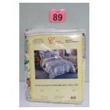 New King sz Bed Quilt Wedding Ring Pattern