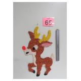 Vintage Popcorn Rudolph The Red Nose Deer 20'