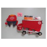Dog Target Shopping Cart & Outfit