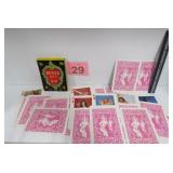 Vtg Oversized Pin-Up Girl - Nude Playing Cards